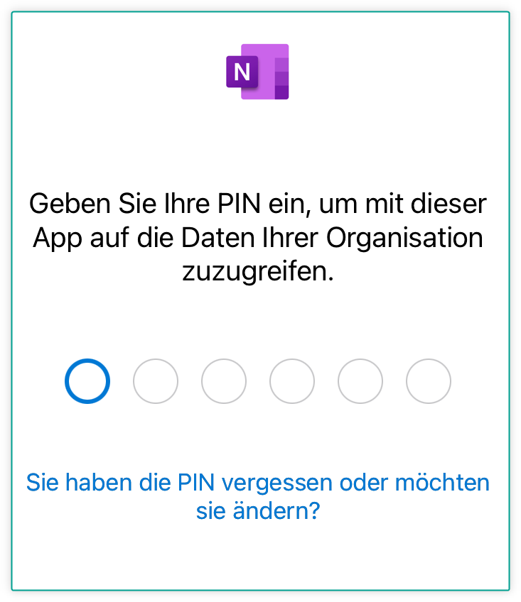Authentifizierung mit Touch ID oder Face ID