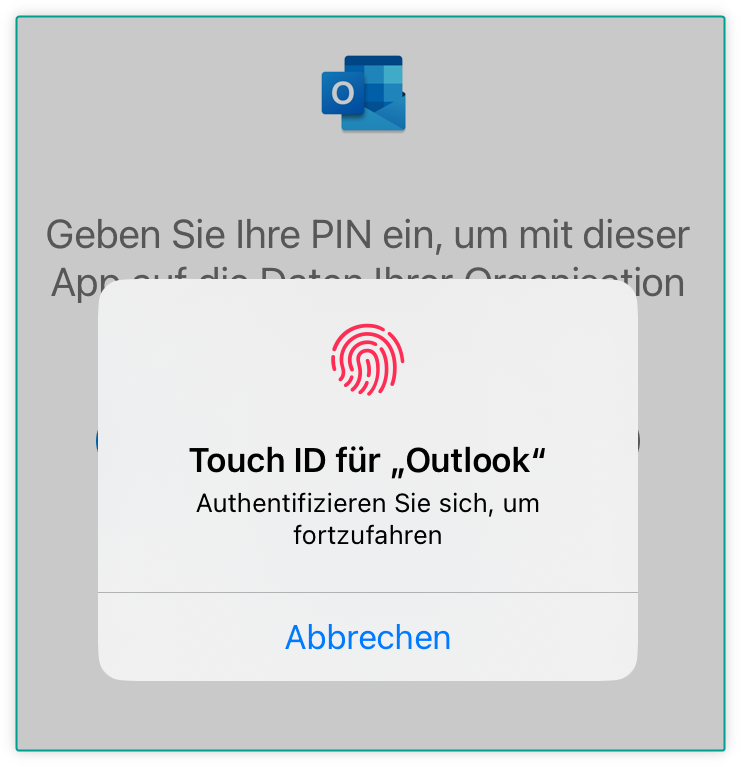 Authentifizierung mit PIN